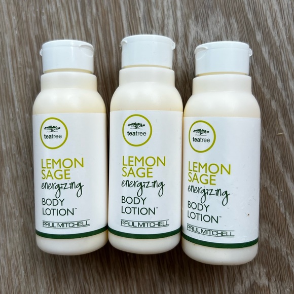New! Paul Mitchell Tea Tree Lemon Sage Energizing Body Lotion Set - Picture 2 of 4